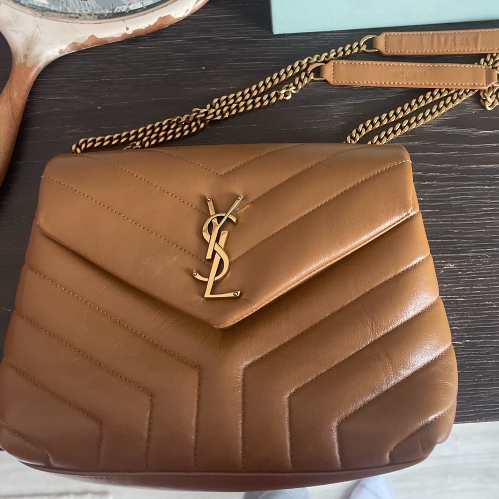Saint Laurent Quilted Leather Shoulder Bag